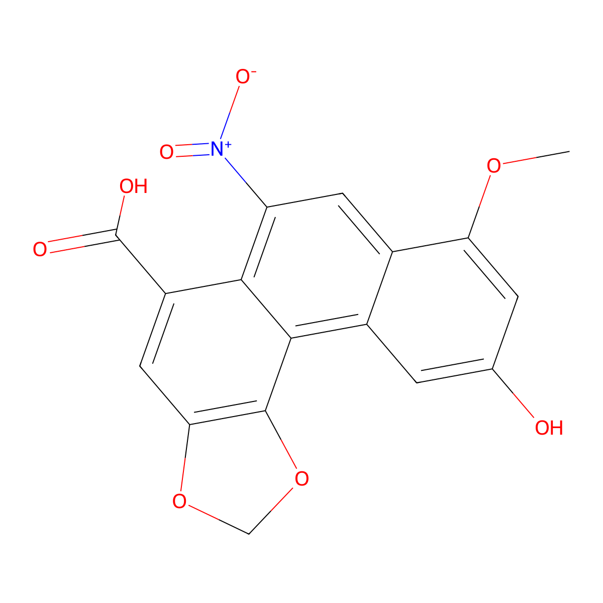 Aristolochic acid-D molecular structure, CAS 1261395-75-8