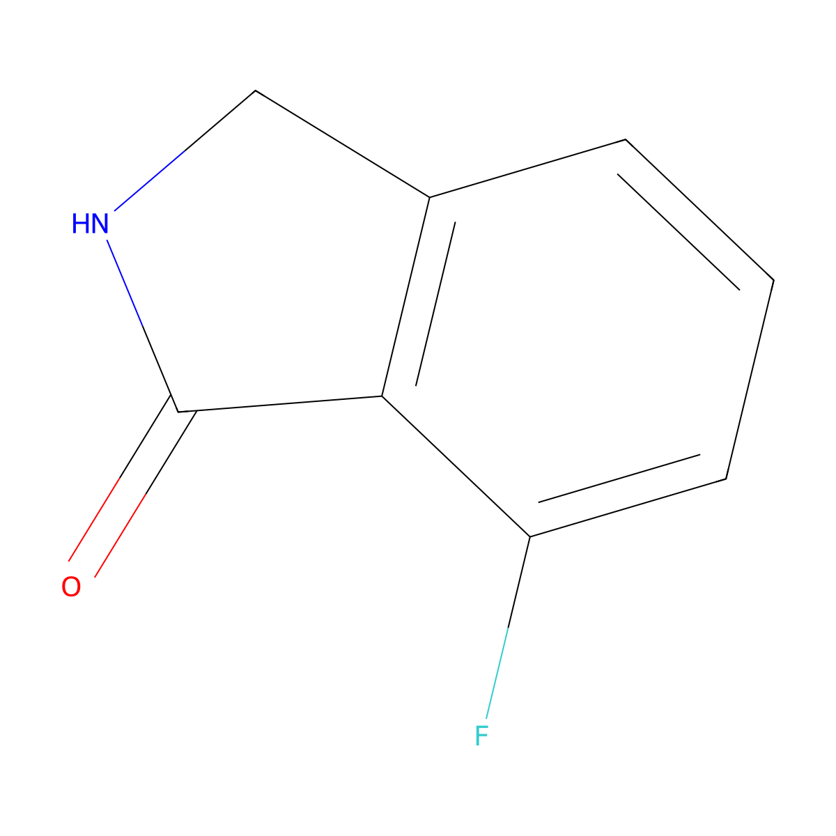 7-Fluoroisoindolin-1-one molecular structure, CAS 1261433-31-1