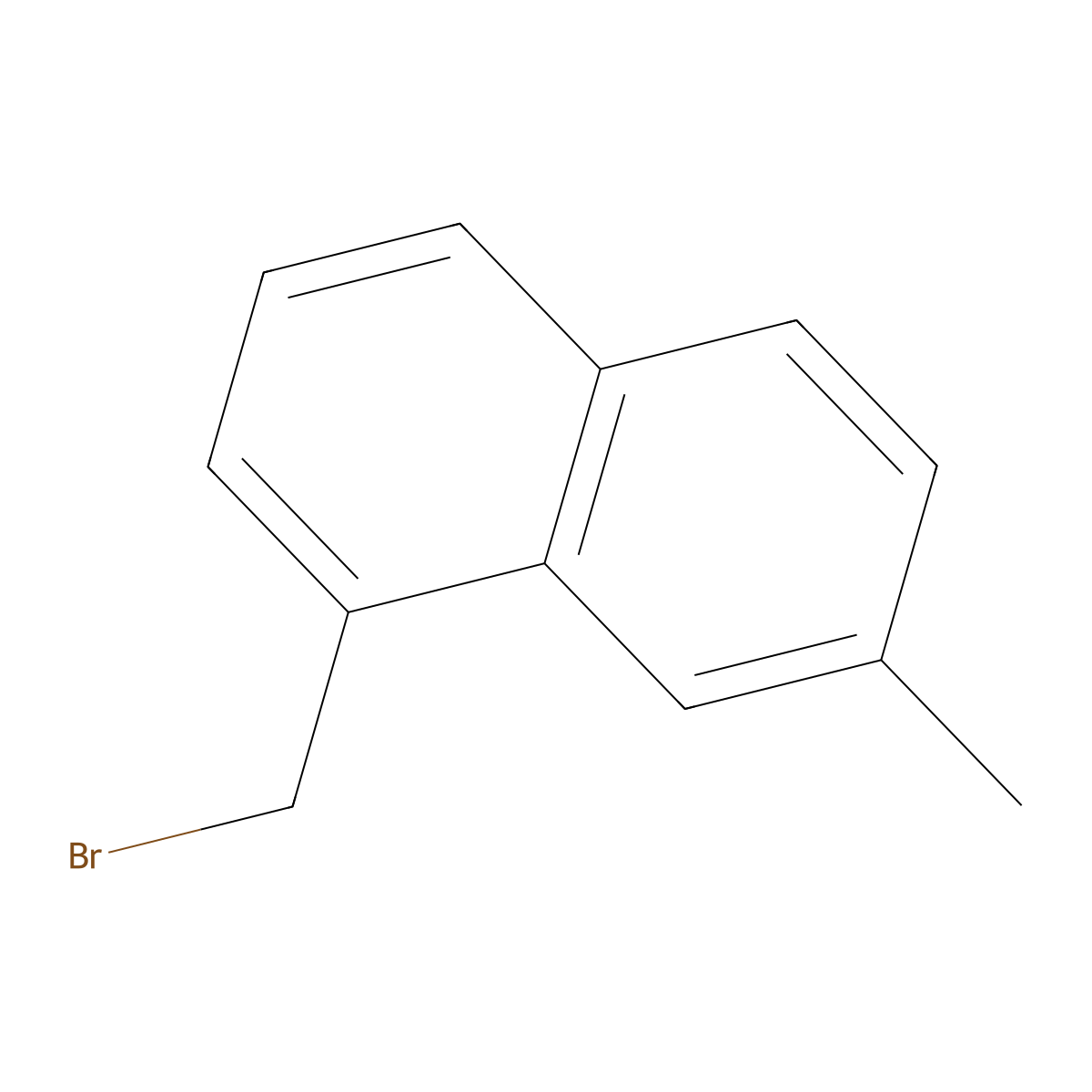 1-(Bromomethyl)-7-methylnaphthalene molecular structure, CAS 1261454-16-3