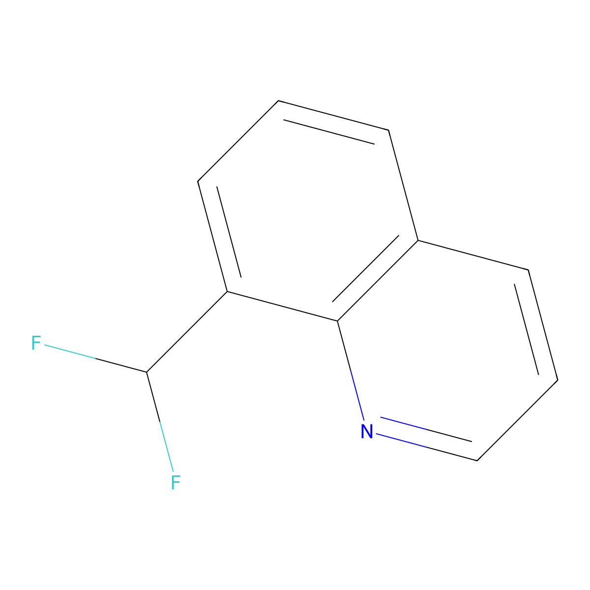 8-(Difluoromethyl)quinoline molecular structure, CAS 1261459-29-3