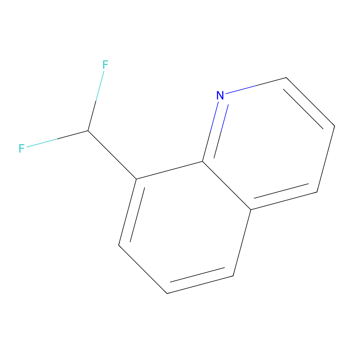 8-(Difluoromethyl)quinoline molecular structure, CAS 1261459-29-3