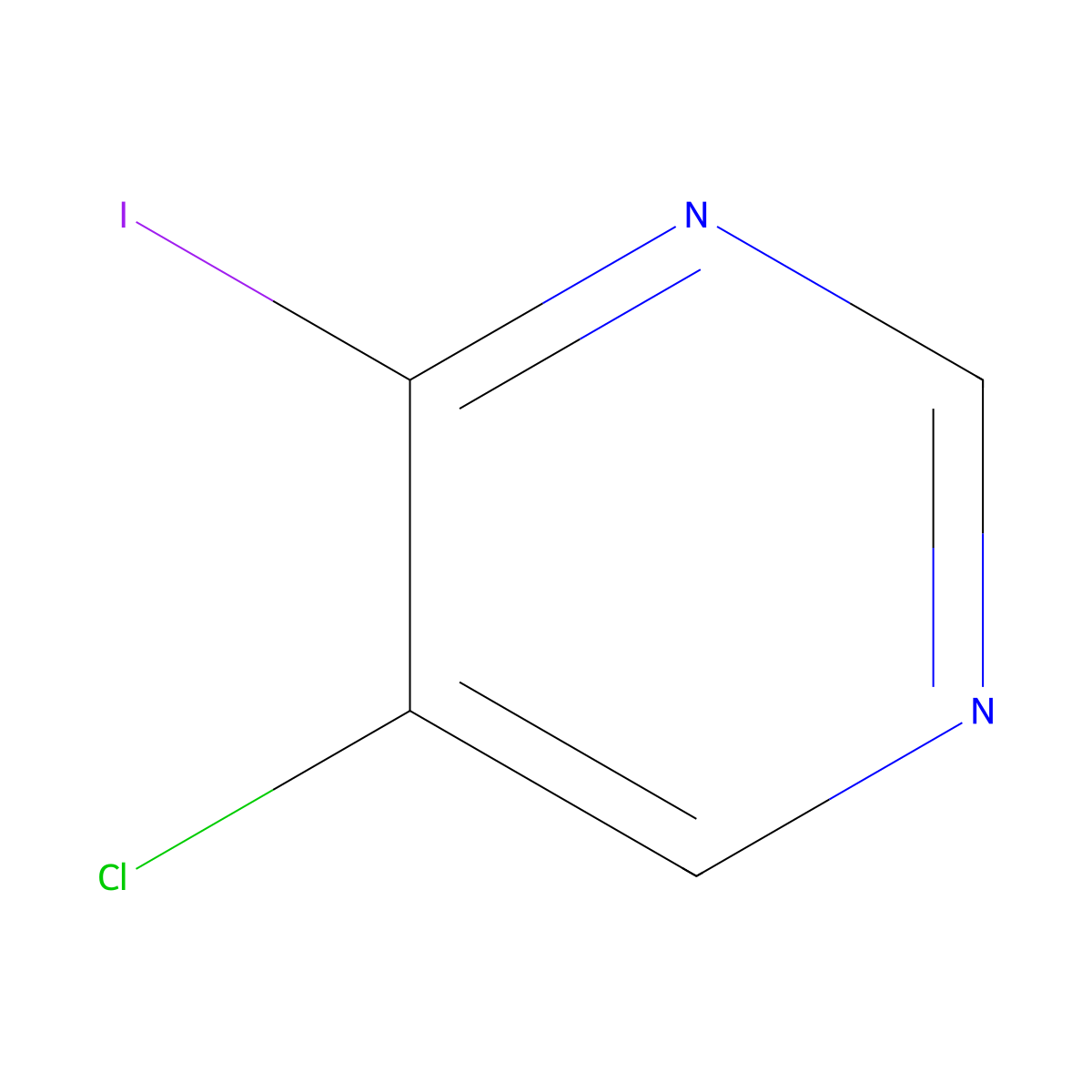 5-Chloro-4-iodopyrimidine molecular structure, CAS 1261473-90-8