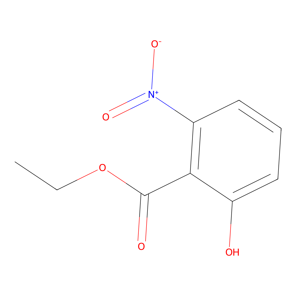 Ethyl 2-hydroxy-6-nitrobenzoate molecular structure, CAS 1261477-56-8