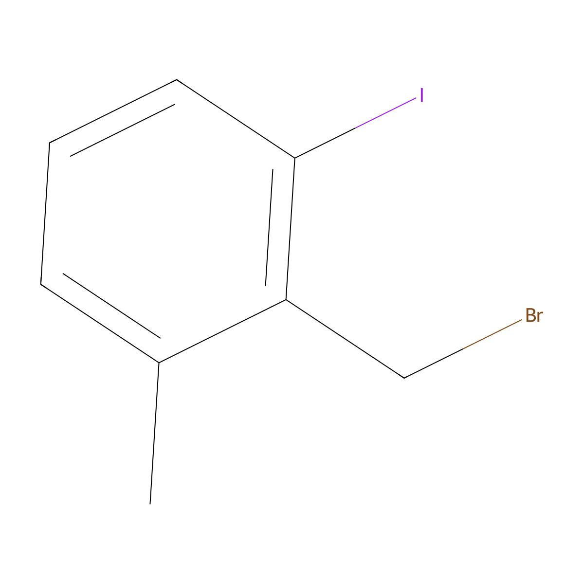 2-Iodo-6-methylbenzyl bromide molecular structure, CAS 1261481-48-4