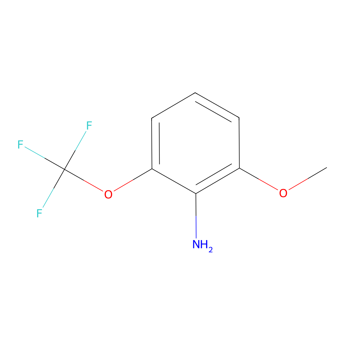 2-Methoxy-6-(trifluoromethoxy)aniline molecular structure, CAS 1261482-96-5