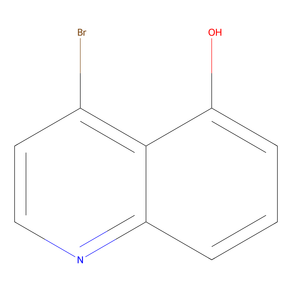 4-Bromoquinolin-5-ol molecular structure, CAS 1261492-07-2