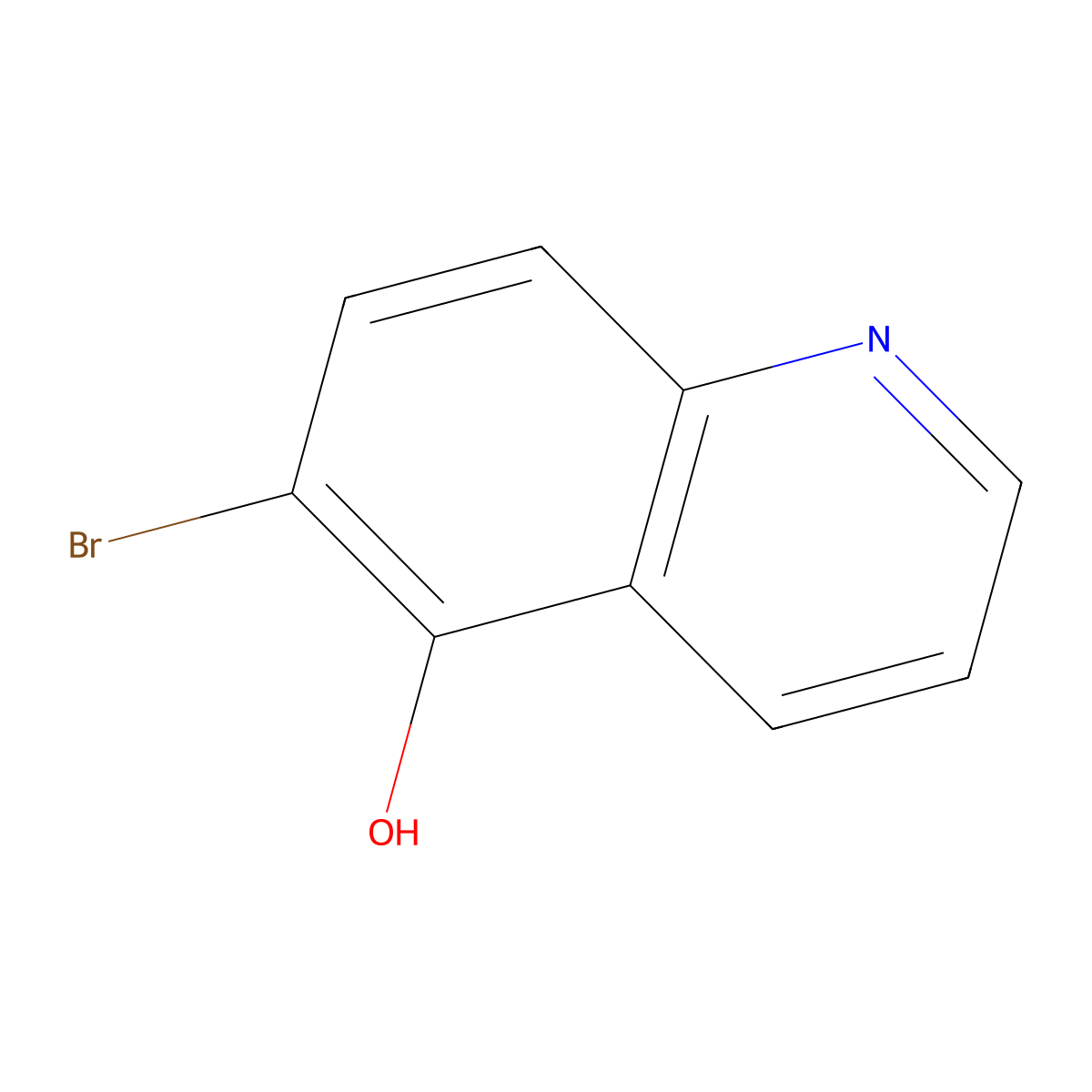 6-Bromoquinolin-5-ol molecular structure, CAS 1261492-12-9