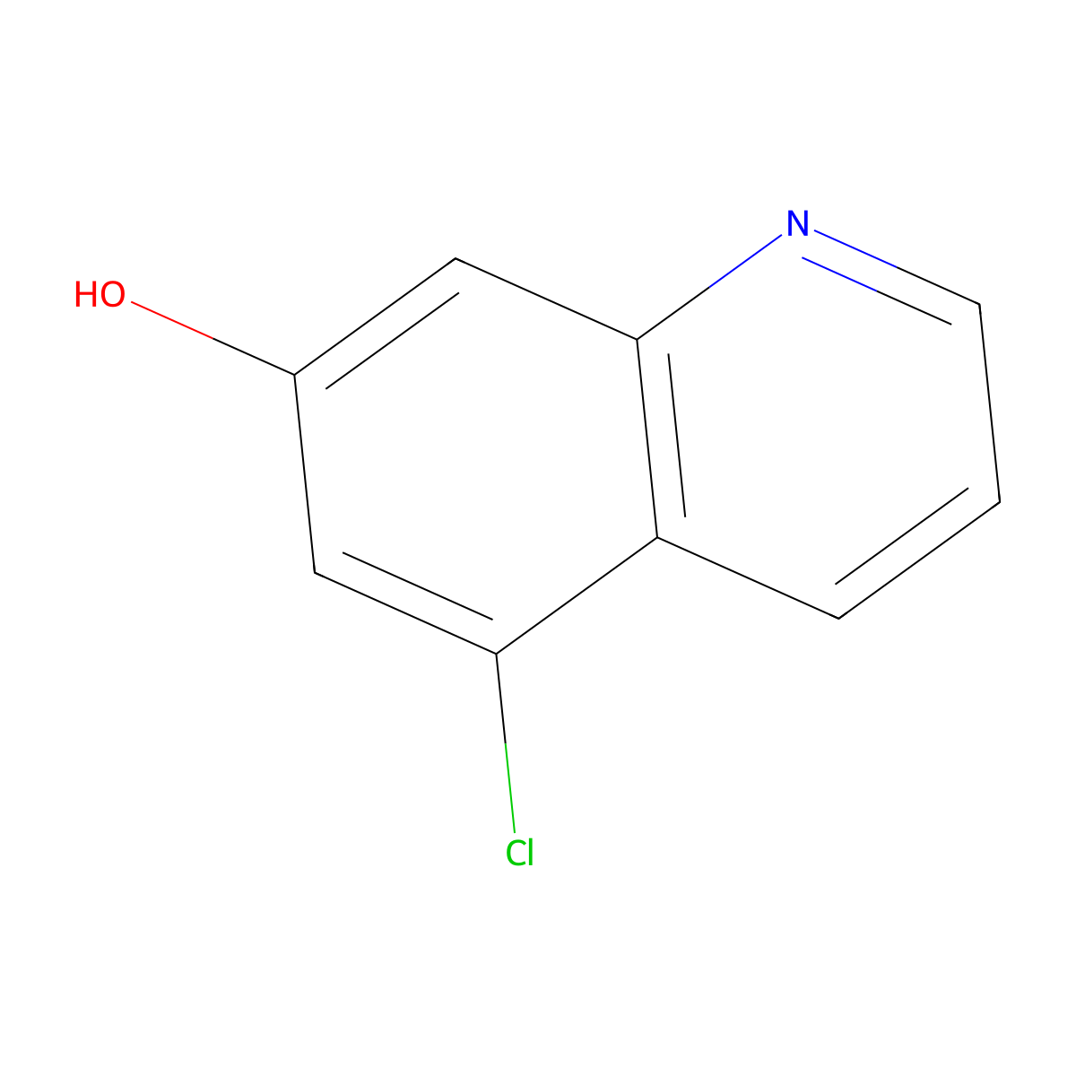 5-Chloroquinolin-7-ol molecular structure, CAS 1261492-34-5