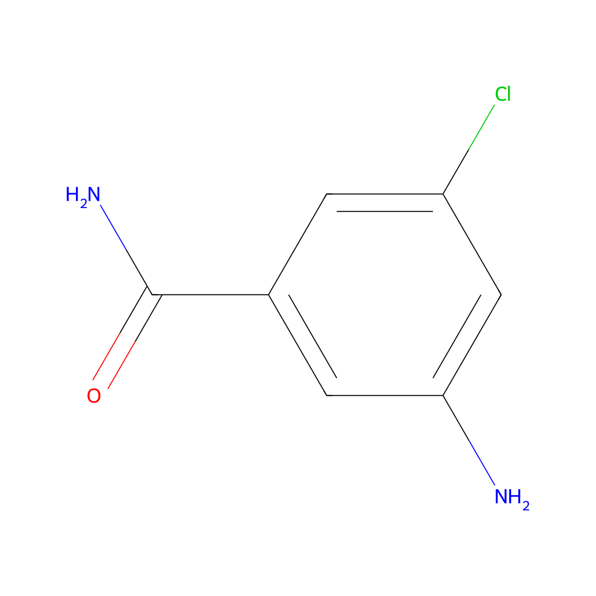 3-Amino-5-chlorobenzamide molecular structure, CAS 1261497-69-1