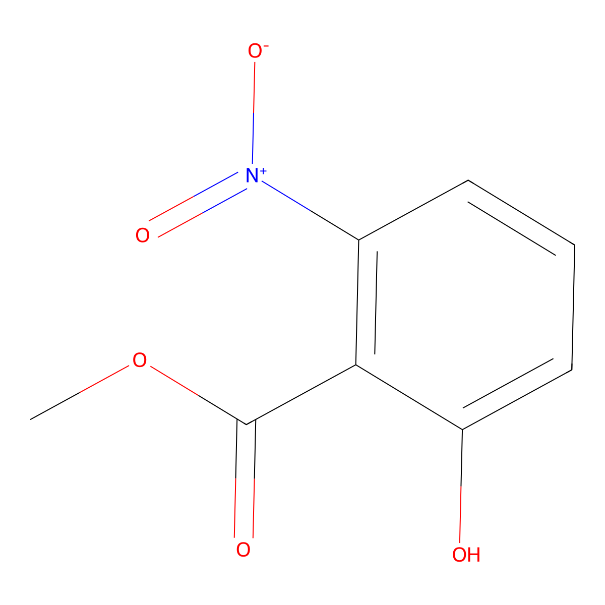 Methyl 2-hydroxy-6-nitrobenzoate molecular structure, CAS 1261504-50-0