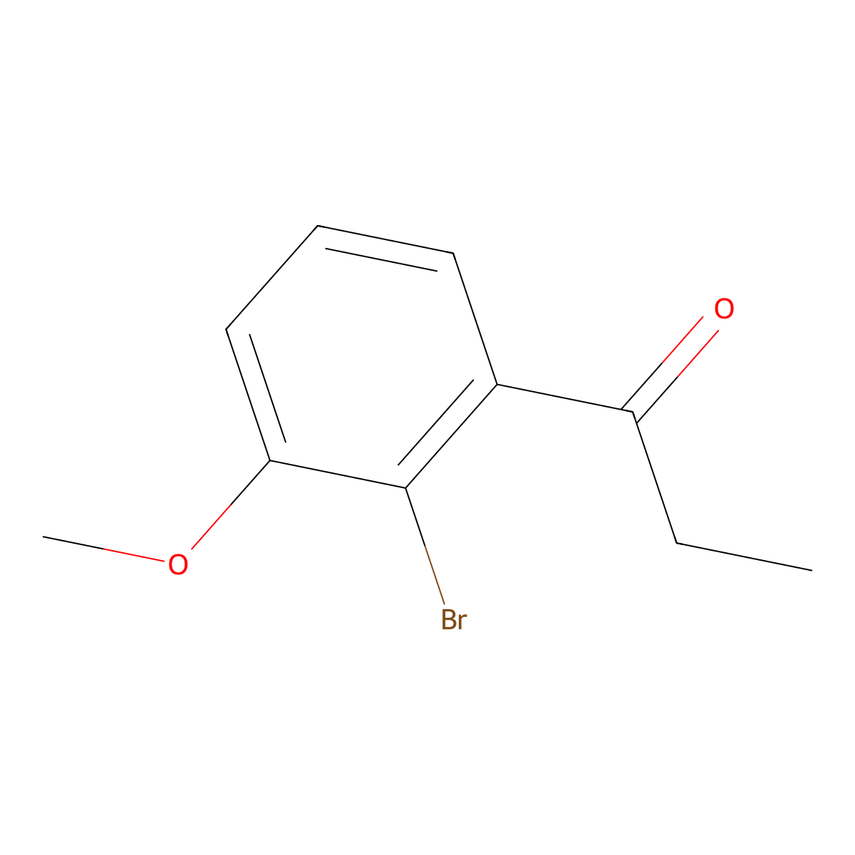 1-(2-Bromo-3-methoxyphenyl)-1-propanone molecular structure, CAS 1261520-16-4