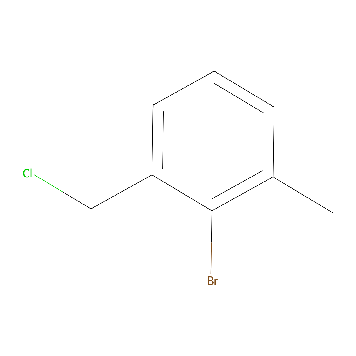 2-Bromo-1-(chloromethyl)-3-methylbenzene molecular structure, CAS 1261520-36-8