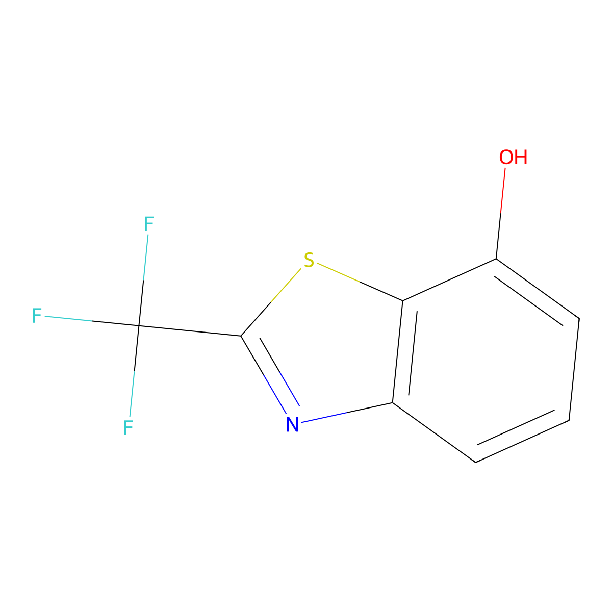 2-(Trifluoromethyl)benzo[D]thiazol-7-OL molecular structure, CAS 1261545-10-1