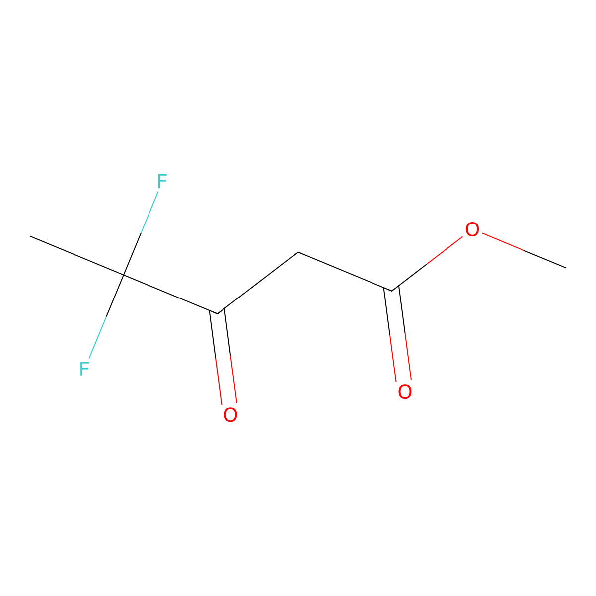 Methyl 4,4-difluoro-3-oxopentanoate molecular structure, CAS 1261547-16-3