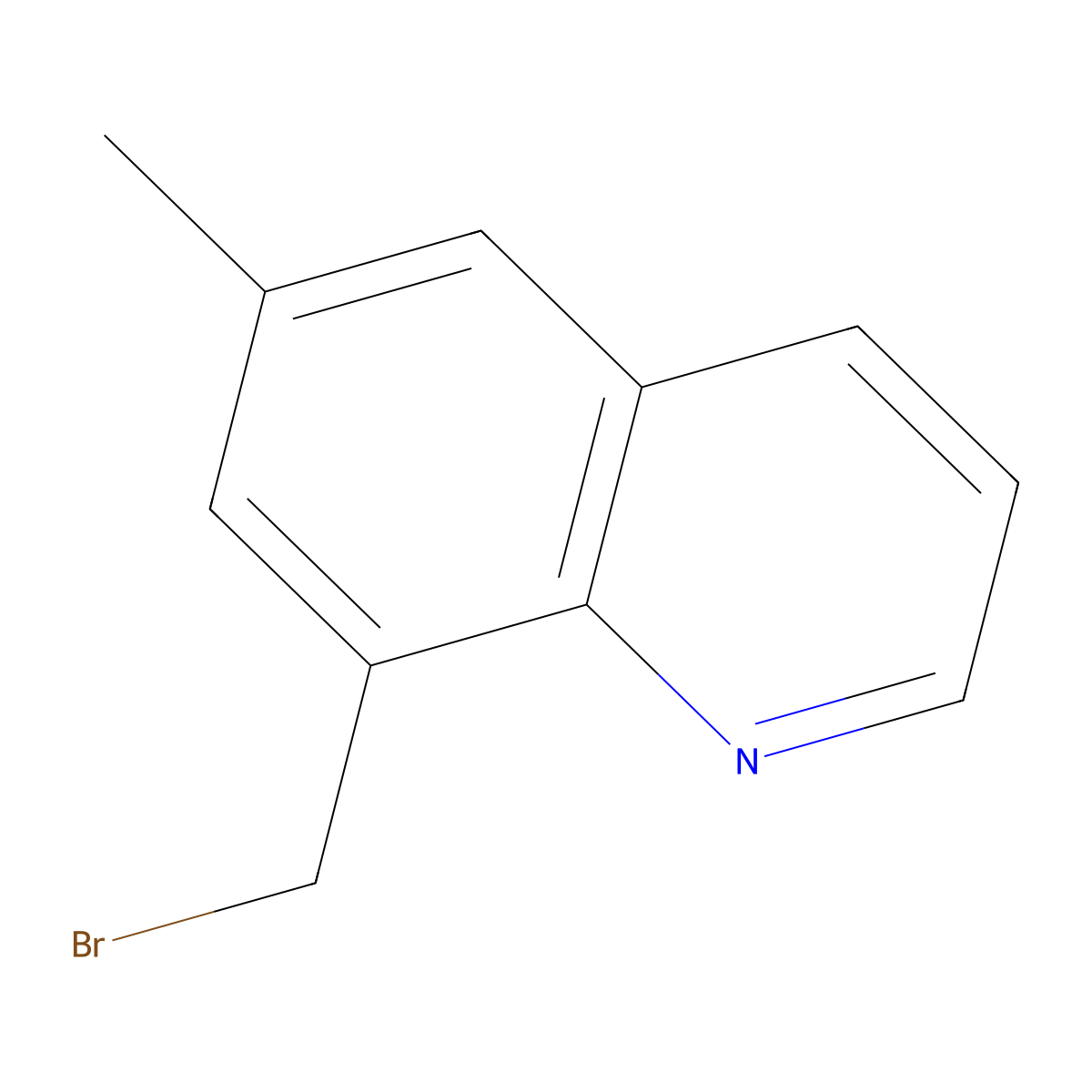 8-(Bromomethyl)-6-methylquinoline molecular structure, CAS 1261561-07-2