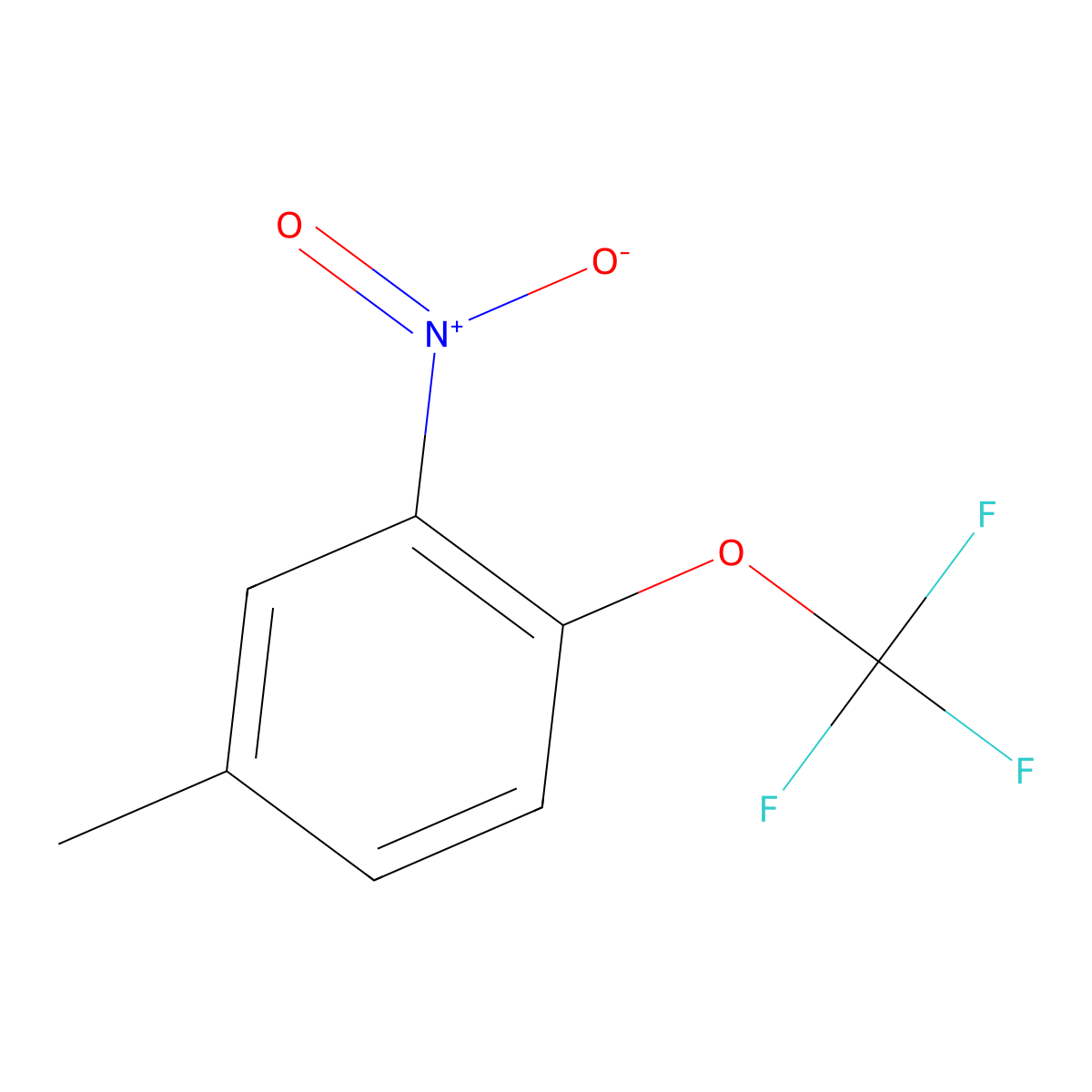 3-Nitro-4-(trifluoromethoxy)toluene molecular structure, CAS 1261573-77-6
