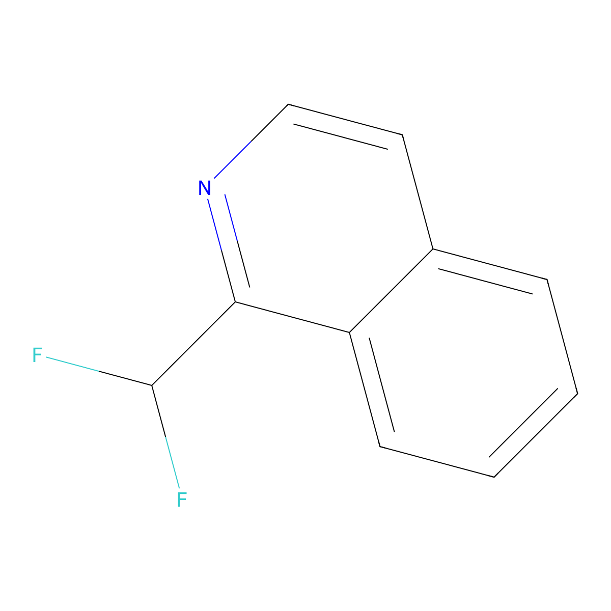 1-(Difluoromethyl)isoquinoline molecular structure, CAS 1261577-75-6