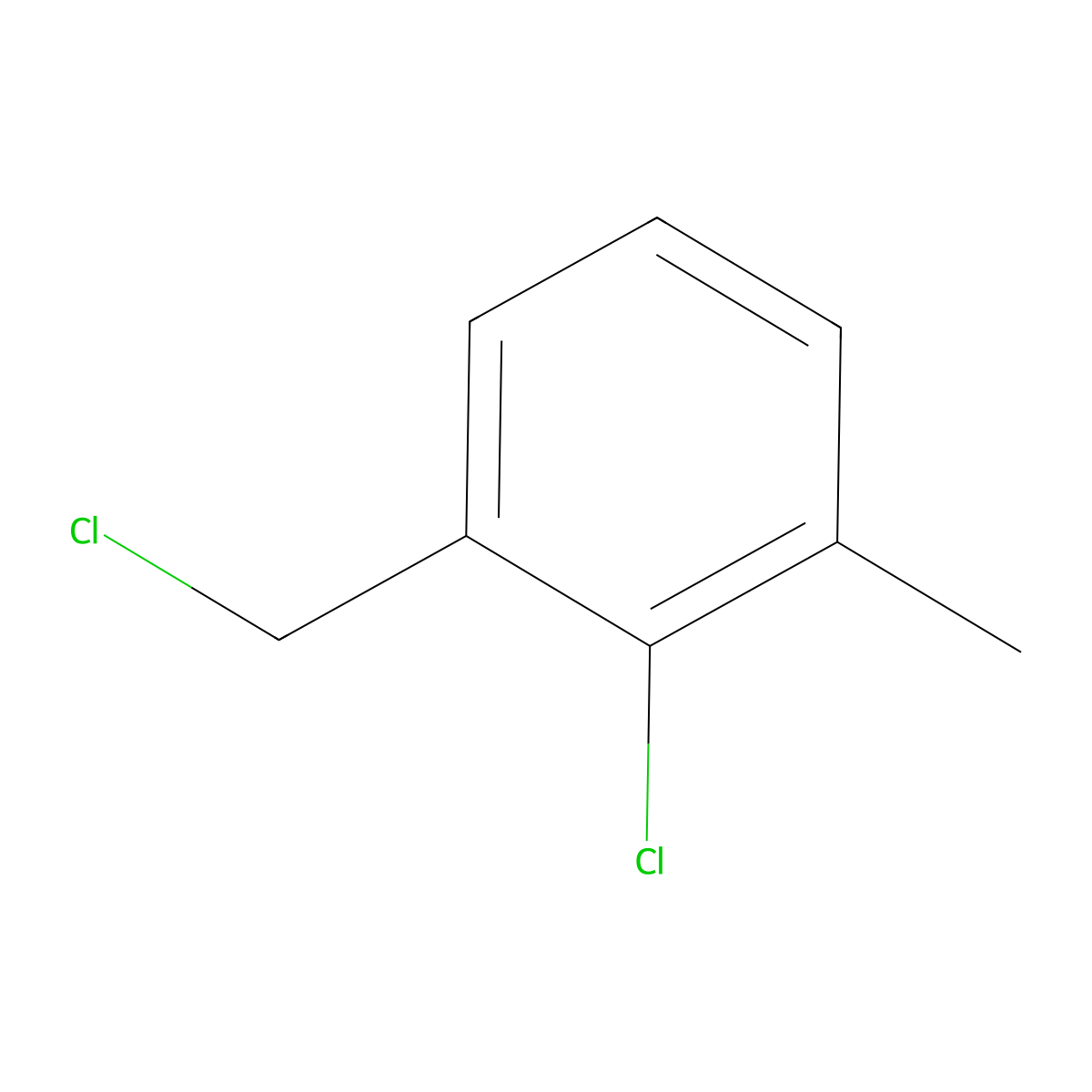 2-Chloro-1-(chloromethyl)-3-methylbenzene molecular structure, CAS 1261581-40-1