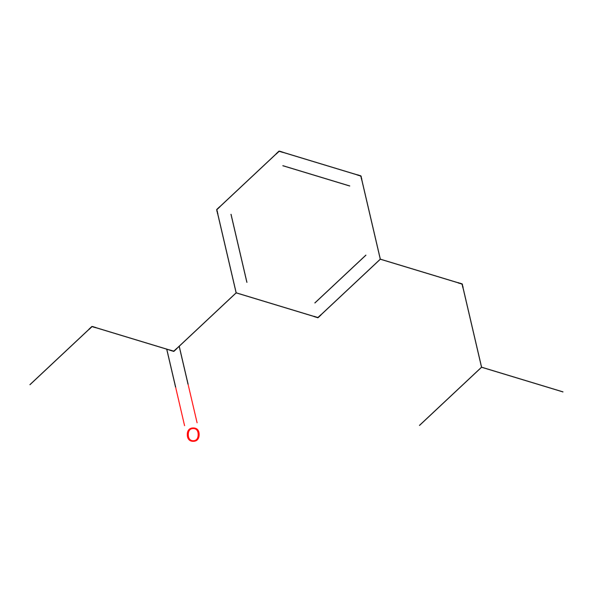 1-[3-(2-Methylpropyl)phenyl]-1-propanone molecular structure, CAS 1261586-82-6