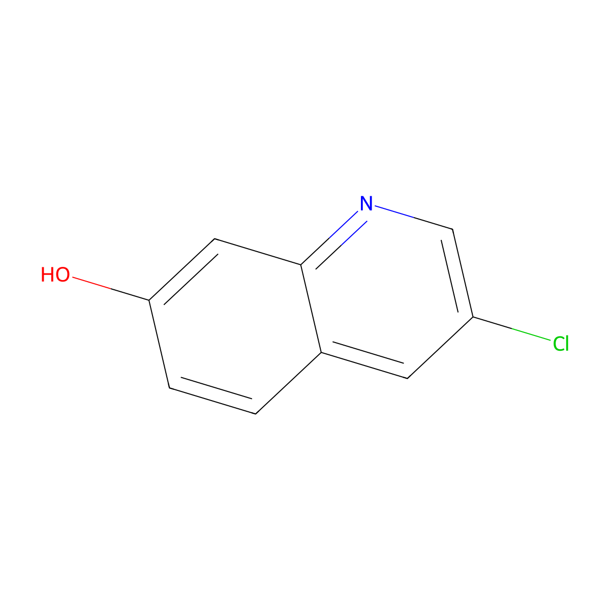 3-Chloroquinolin-7-ol molecular structure, CAS 1261598-11-1