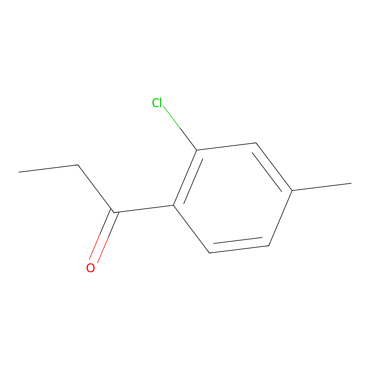 1-(2-Chloro-4-methylphenyl)propan-1-one molecular structure, CAS 1261605-64-4