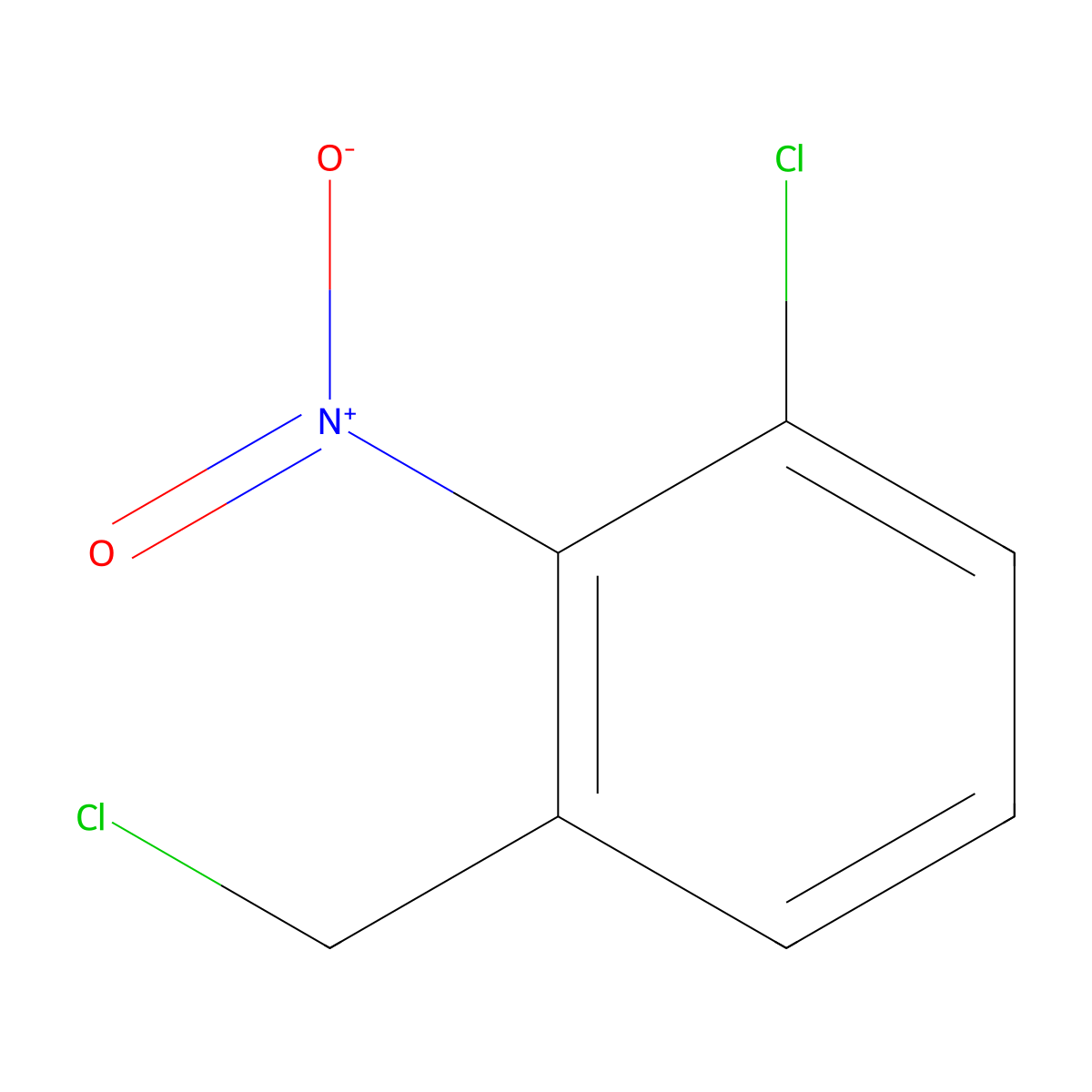 1-Chloro-3-(chloromethyl)-2-nitrobenzene molecular structure, CAS 1261642-82-3