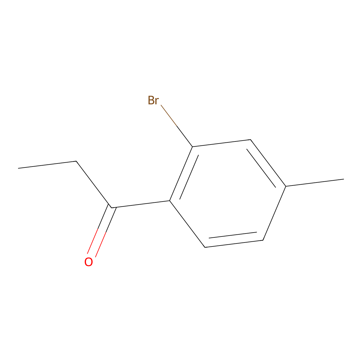 2'-Bromo-4'-methylpropiophenone molecular structure, CAS 1261643-06-4