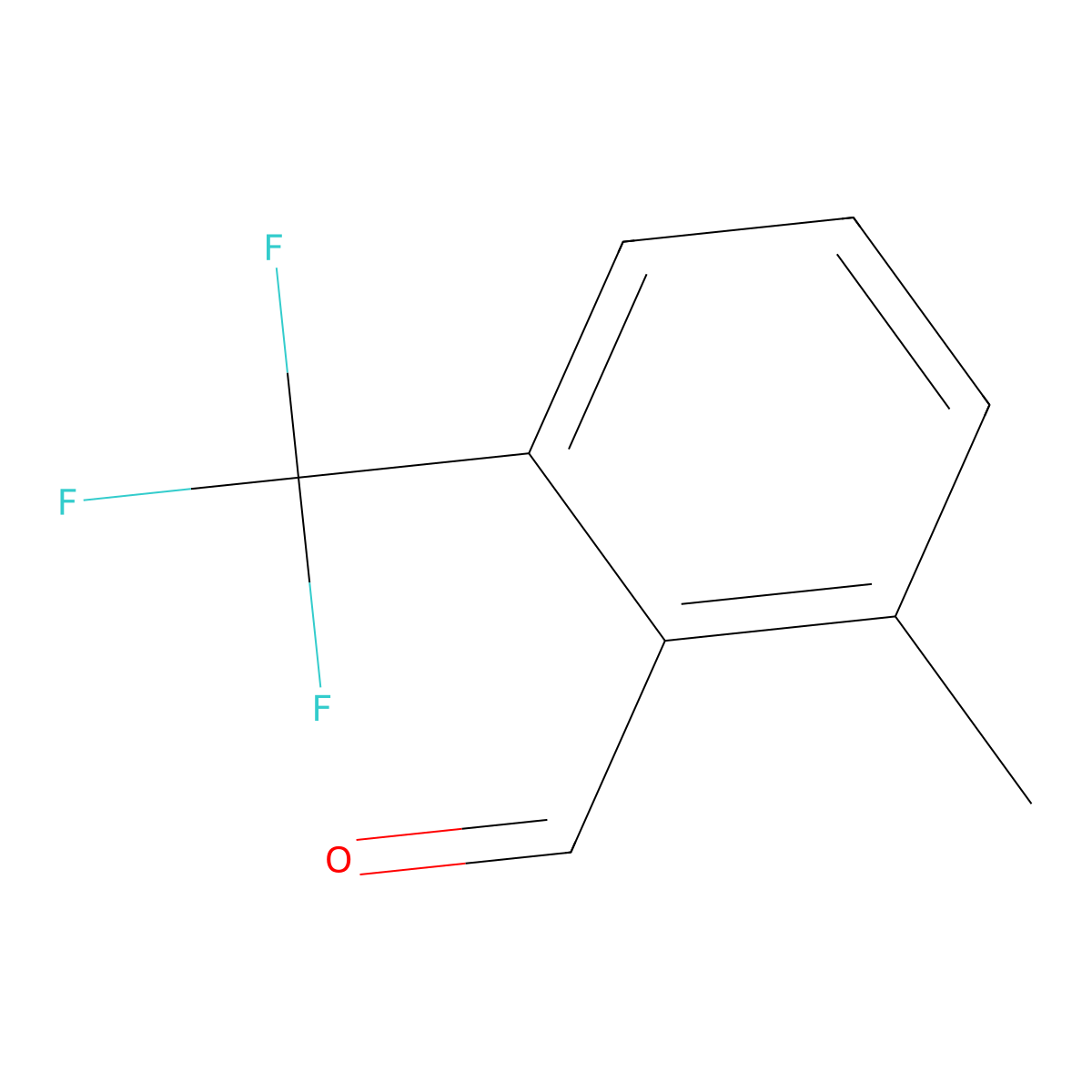 2-Methyl-6-(trifluoromethyl)benzaldehyde molecular structure, CAS 1261649-58-4