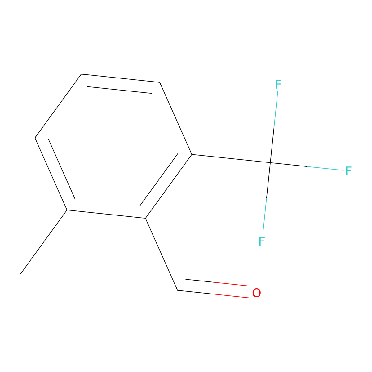 2-Methyl-6-(trifluoromethyl)benzaldehyde molecular structure, CAS 1261649-58-4