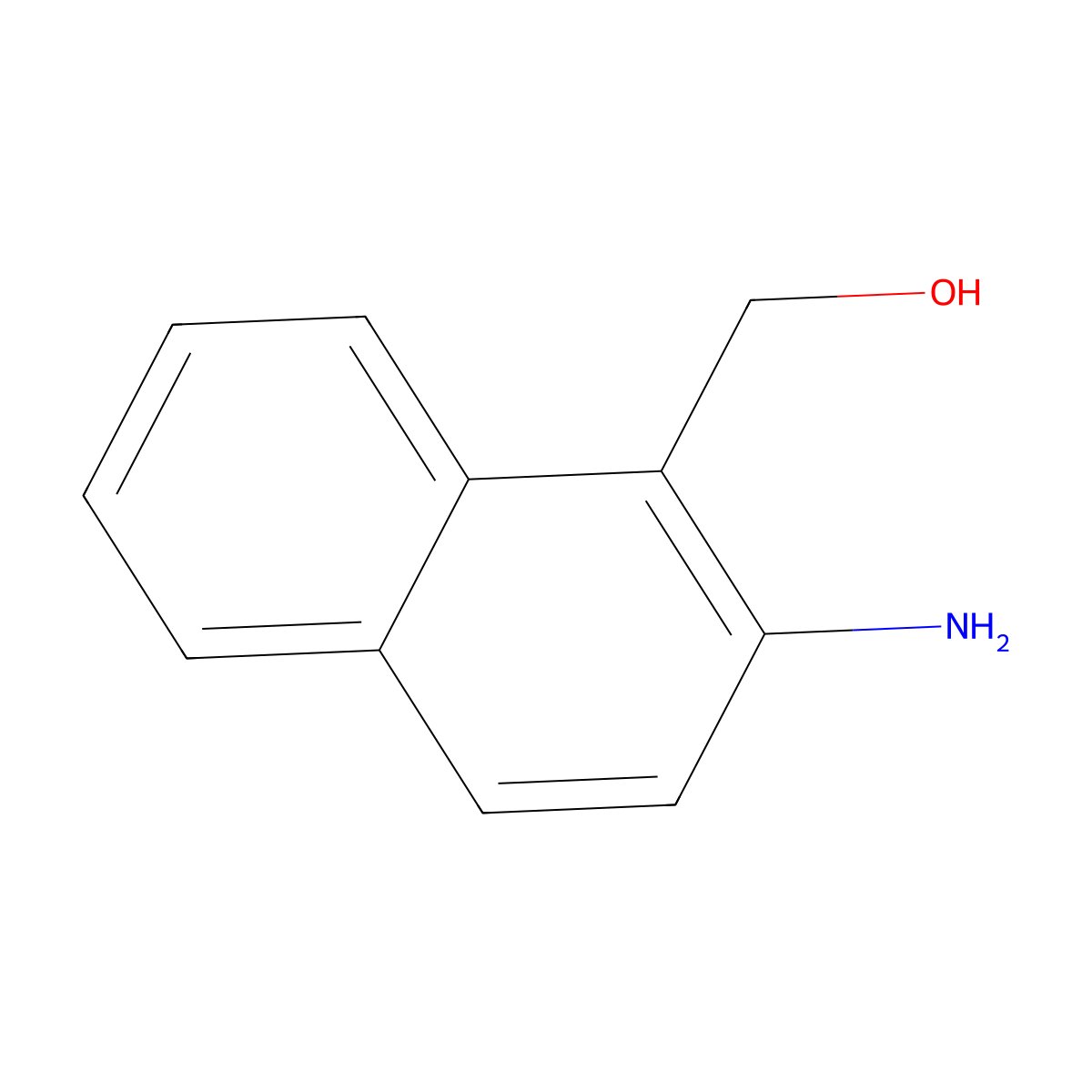 (2-Aminonaphthalen-1-yl)methanol molecular structure, CAS 1261658-13-2