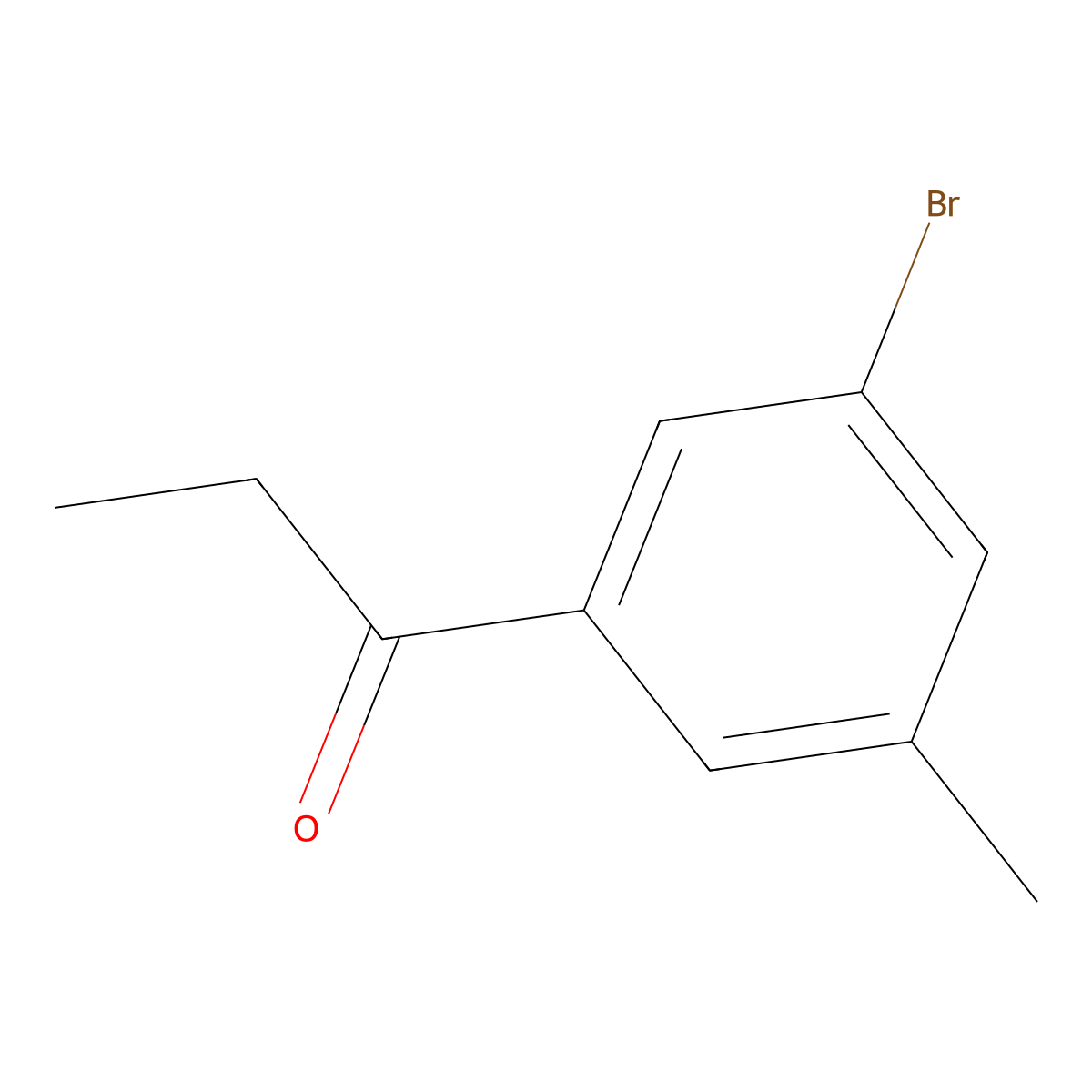 1-(3-Bromo-5-methylphenyl)-1-propanone molecular structure, CAS 1261671-57-1