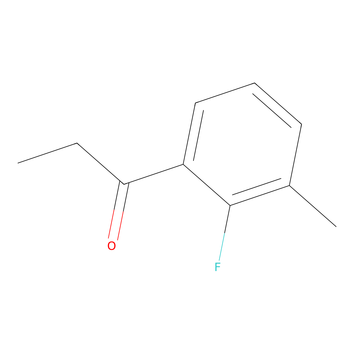 1-(2-Fluoro-3-methylphenyl)propan-1-one molecular structure, CAS 1261675-49-3