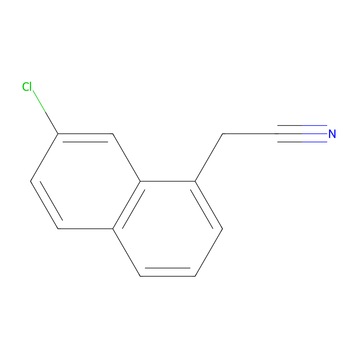 2-(7-Chloronaphthalen-1-yl)acetonitrile molecular structure, CAS 1261676-55-4