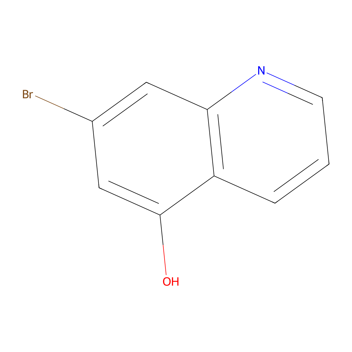 7-Bromoquinolin-5-ol molecular structure, CAS 1261677-80-8