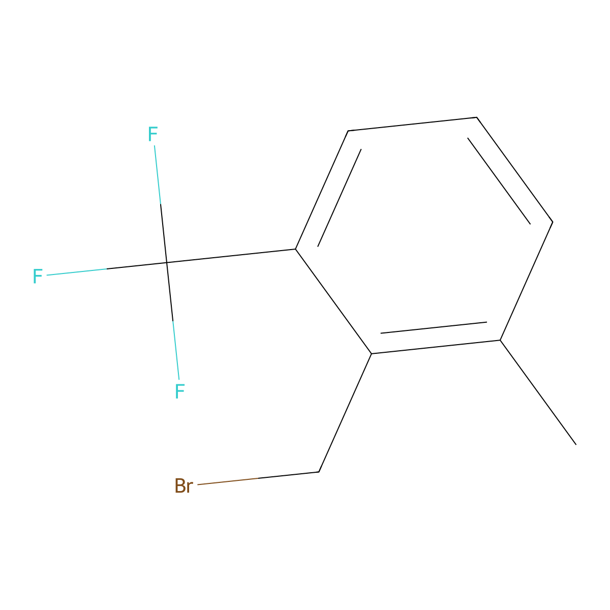 2-Methyl-6-trifluoromethylbenzyl bromide molecular structure, CAS 1261683-90-2