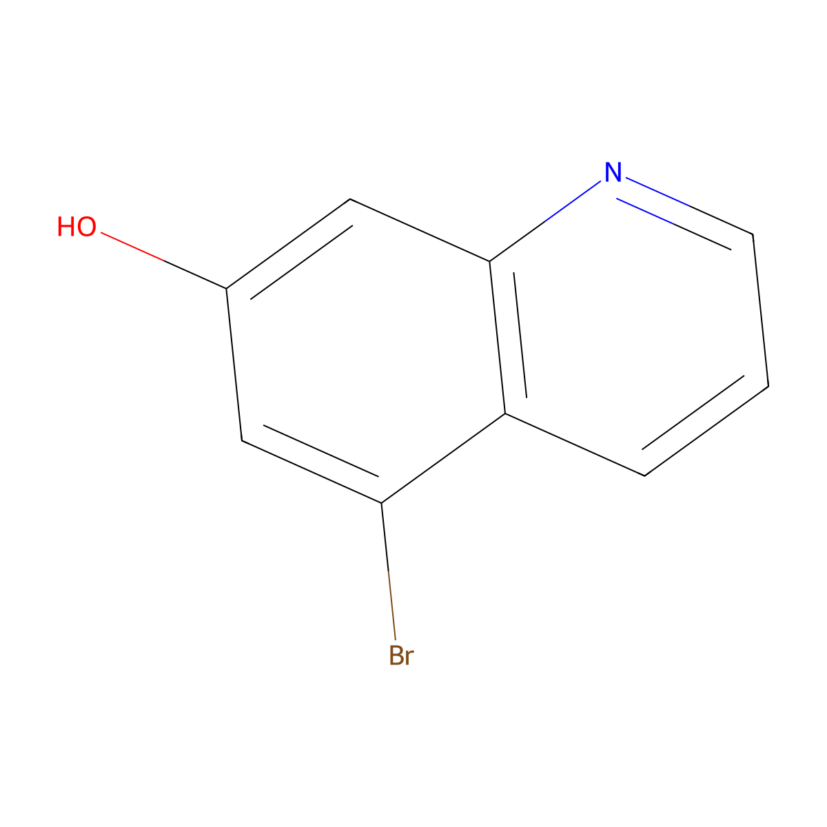 5-Bromoquinolin-7-ol molecular structure, CAS 1261687-67-5