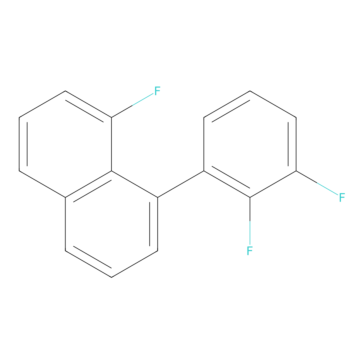 1-(2,3-Difluorophenyl)-8-fluoronaphthalene molecular structure, CAS 1261724-44-0