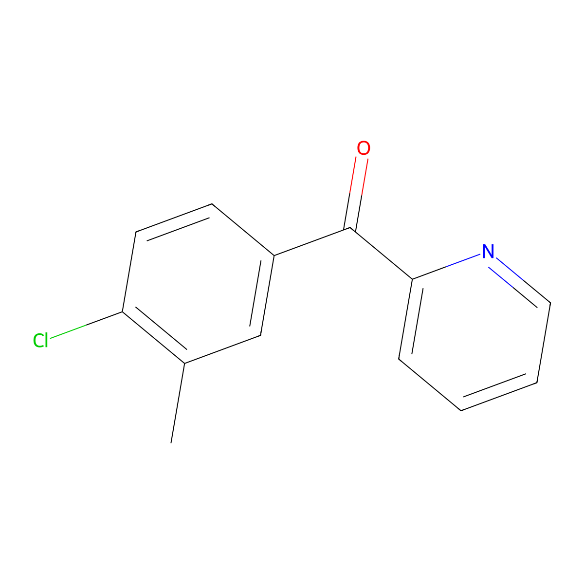 2-(4-Chloro-3-methylbenzoyl)pyridine molecular structure, CAS 1261727-25-6