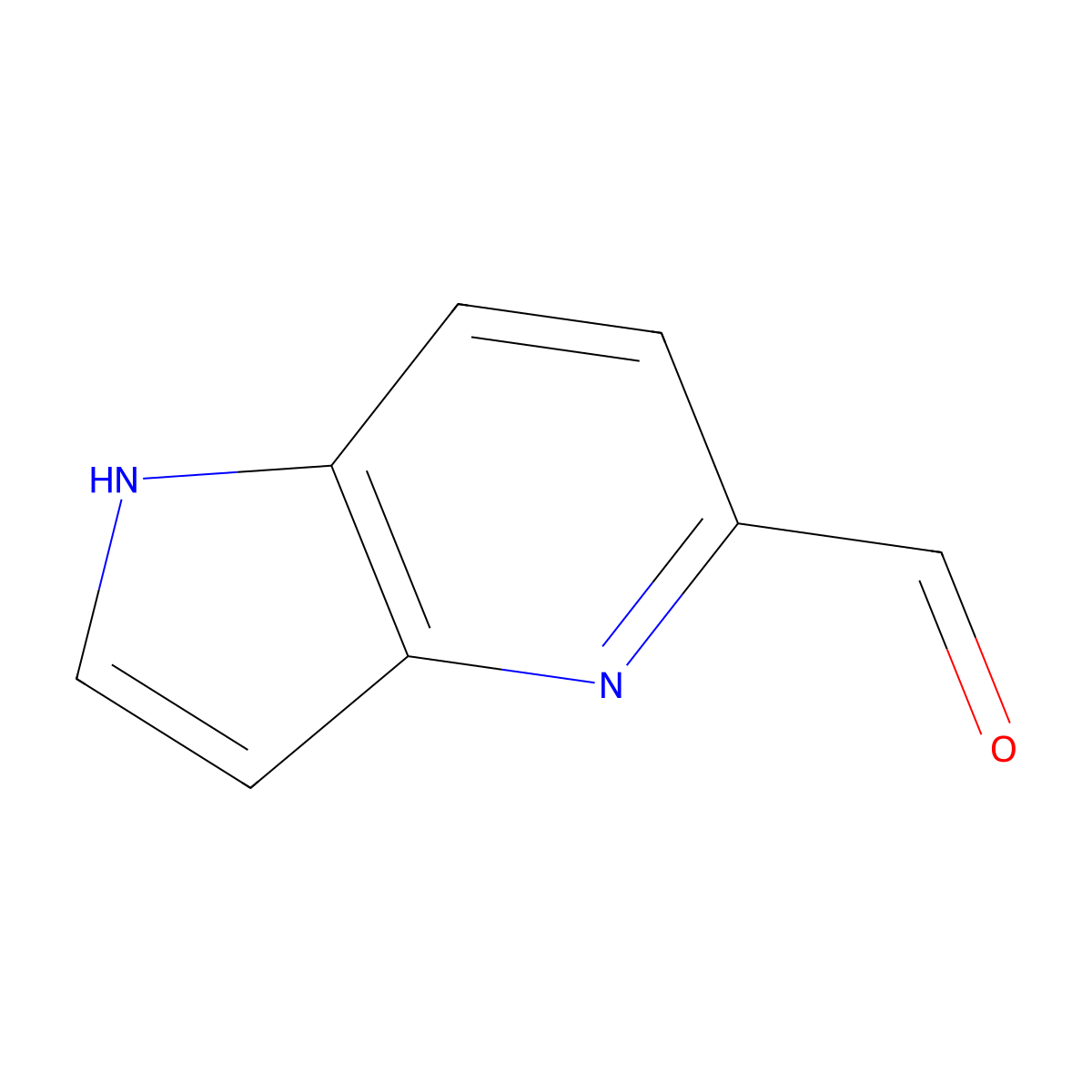 1h-Pyrrolo[3,2-b]pyridine-5-carbaldehyde molecular structure, CAS 1261730-68-0