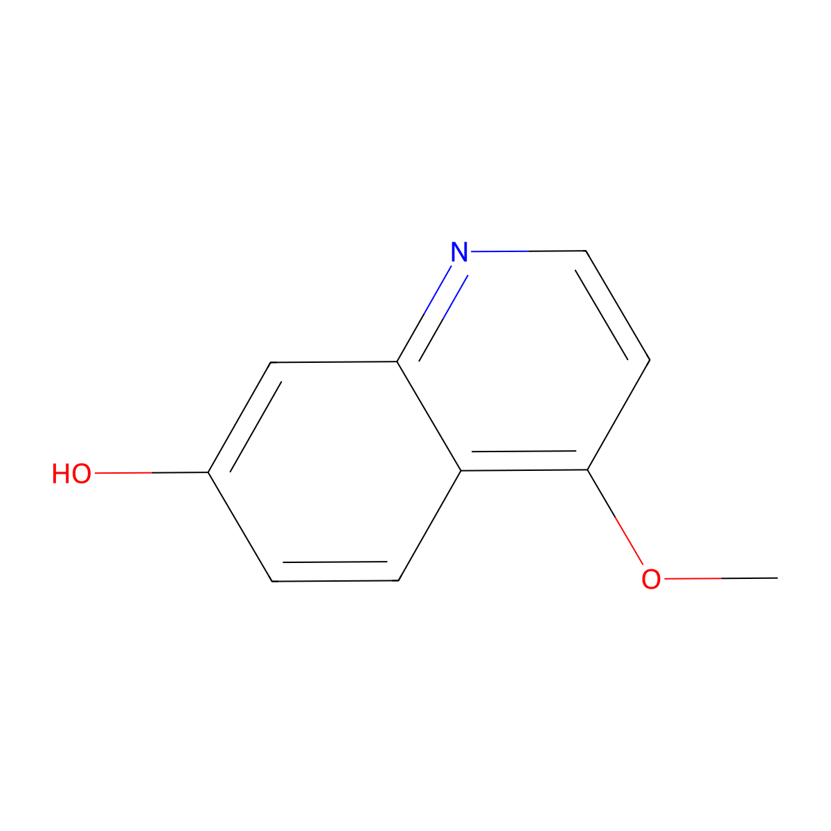 4-Methoxy-7-quinolinol molecular structure, CAS 1261739-06-3