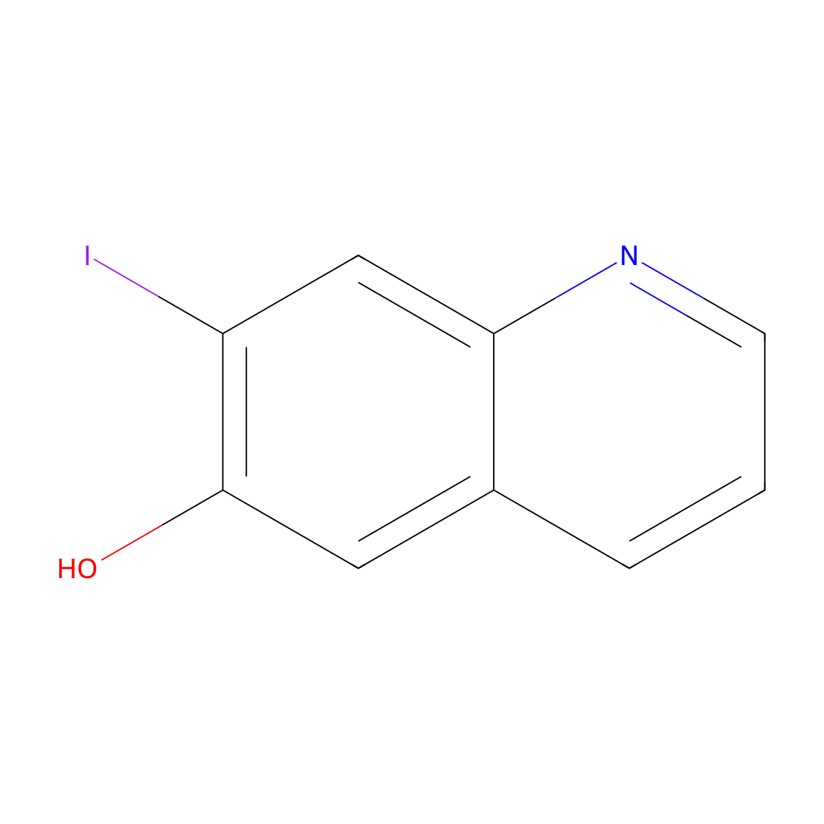 7-Iodoquinolin-6-ol molecular structure, CAS 1261739-39-2