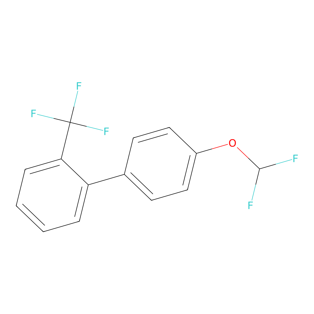 4'-(Difluoromethoxy)-2-(trifluoromethyl)-1,1'-biphenyl molecular structure, CAS 1261740-64-0
