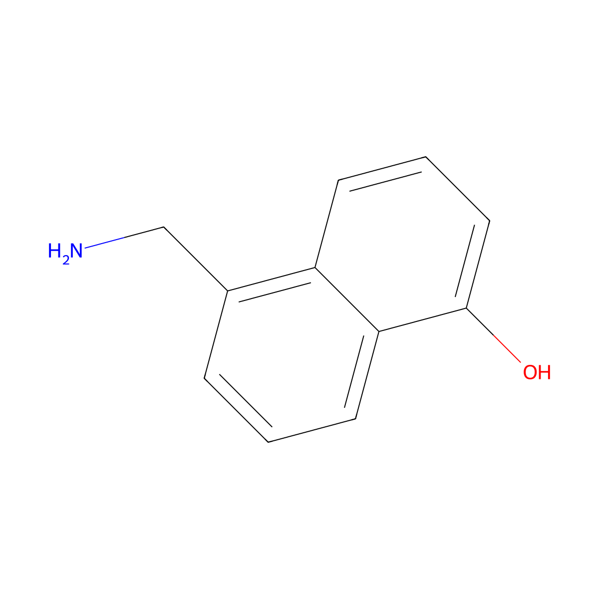 1-(Aminomethyl)-5-hydroxynaphthalene molecular structure, CAS 1261747-11-8