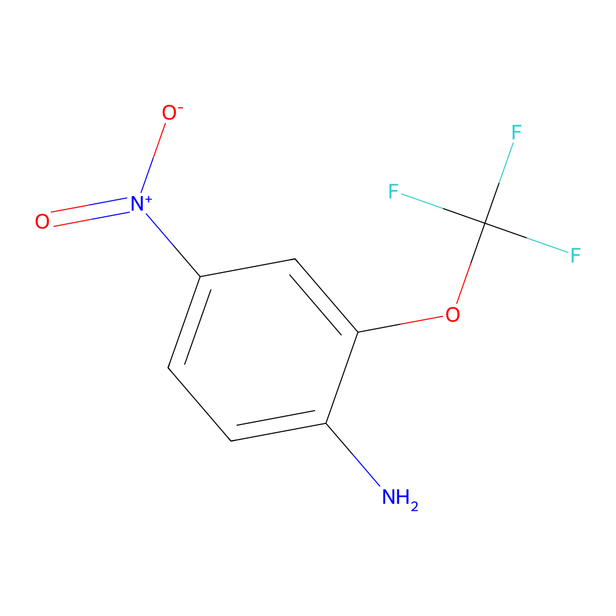 4-Nitro-2-(trifluoromethoxy)aniline molecular structure, CAS 1261753-88-1