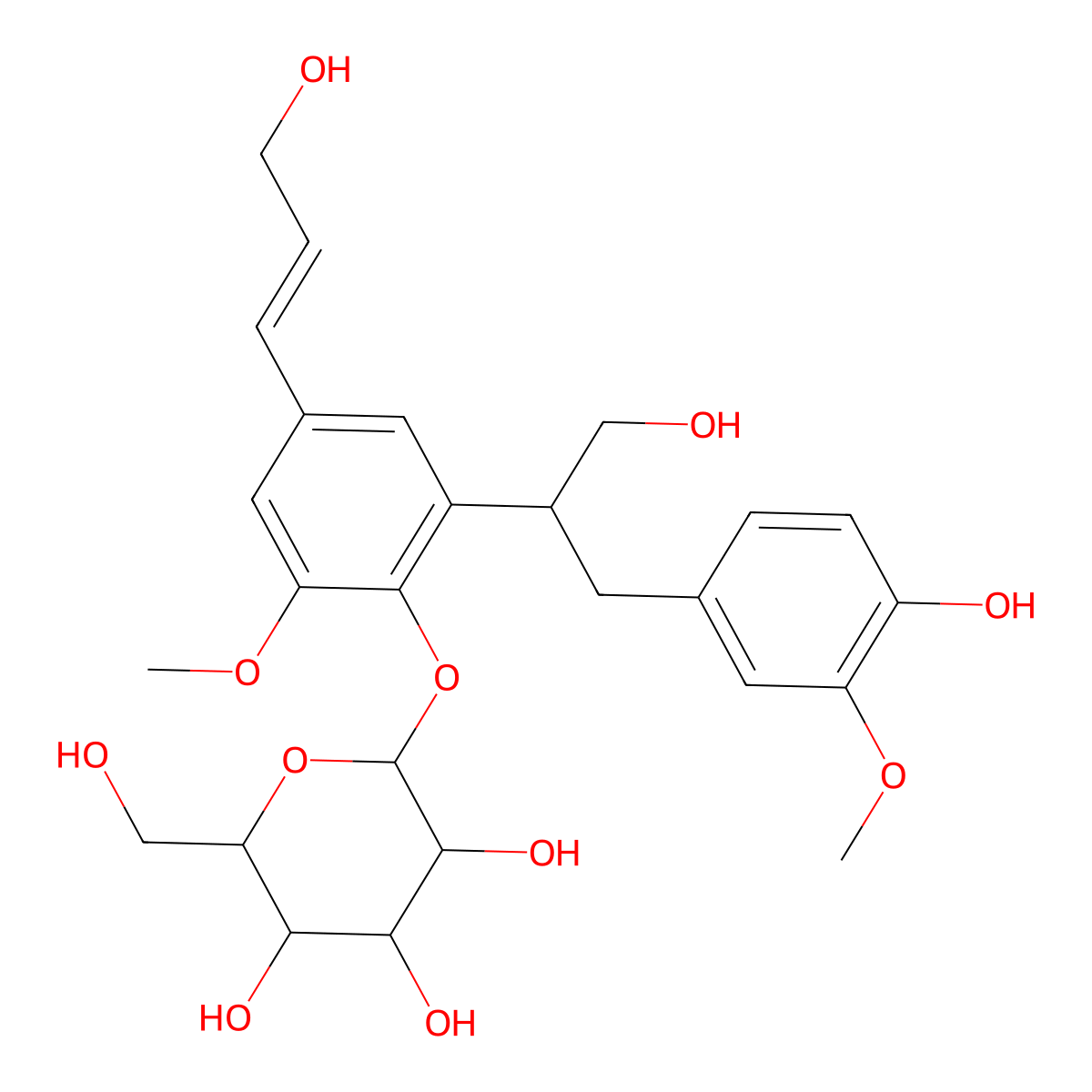 Icariside E5 molecular structure, CAS 126176-79-2