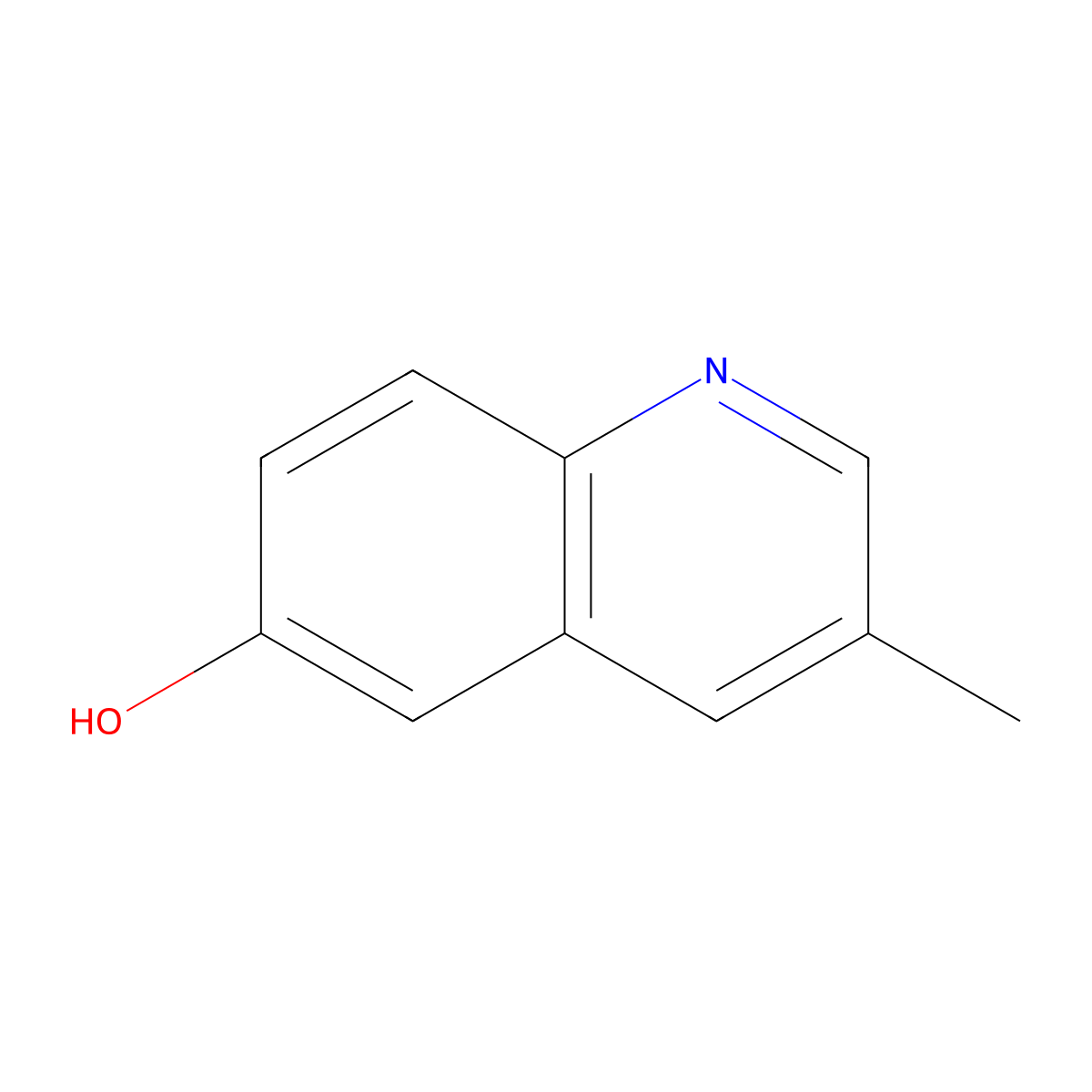 3-Methylquinolin-6-ol molecular structure, CAS 1261767-01-4