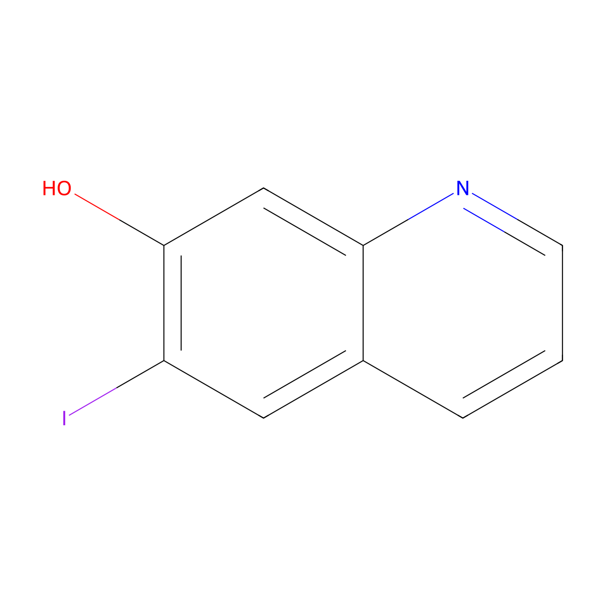 6-Iodo-7-quinolinol molecular structure, CAS 1261803-89-7