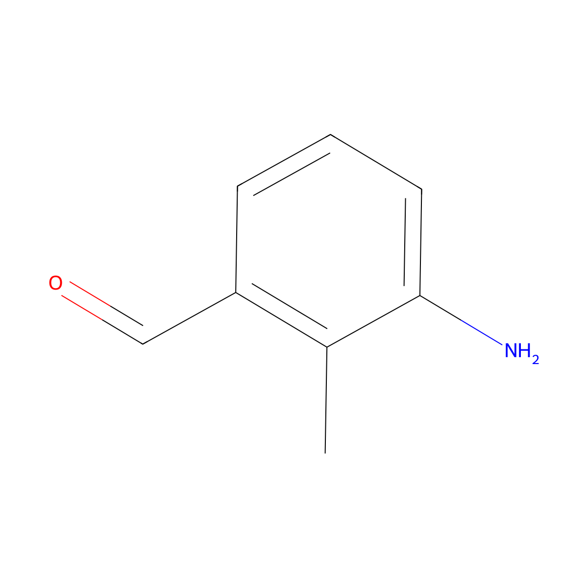 3-Amino-2-methylbenzaldehyde molecular structure, CAS 1261811-03-3