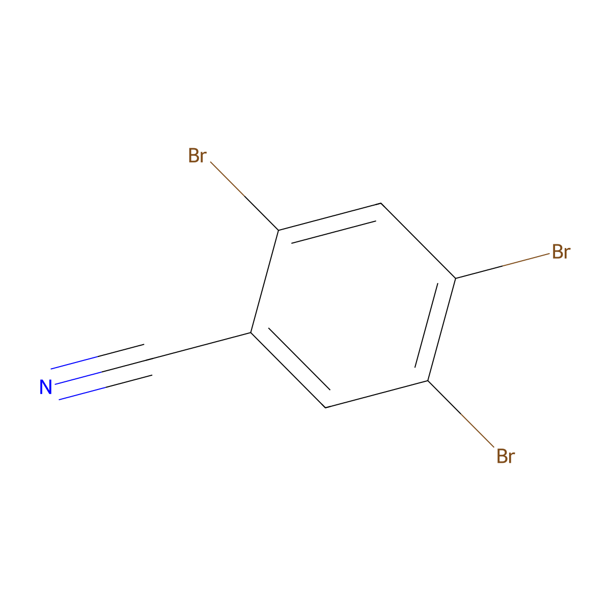 2,4,5-Tribromobenzonitrile molecular structure, CAS 1261837-88-0