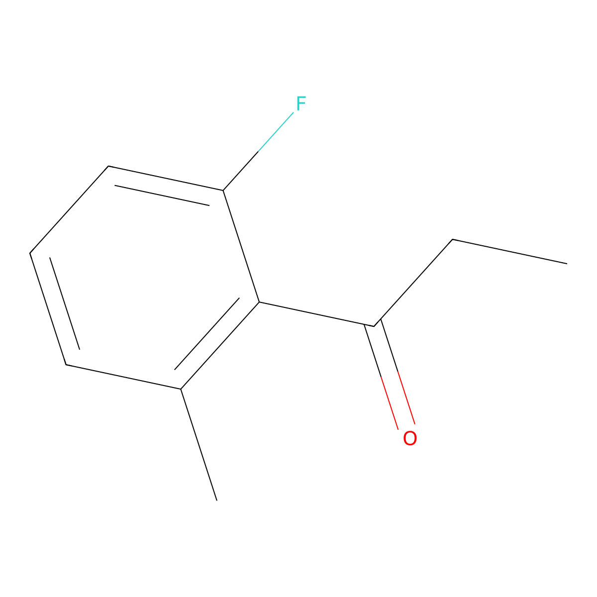 1-(2-Fluoro-6-methylphenyl)propan-1-one molecular structure, CAS 1261838-28-1